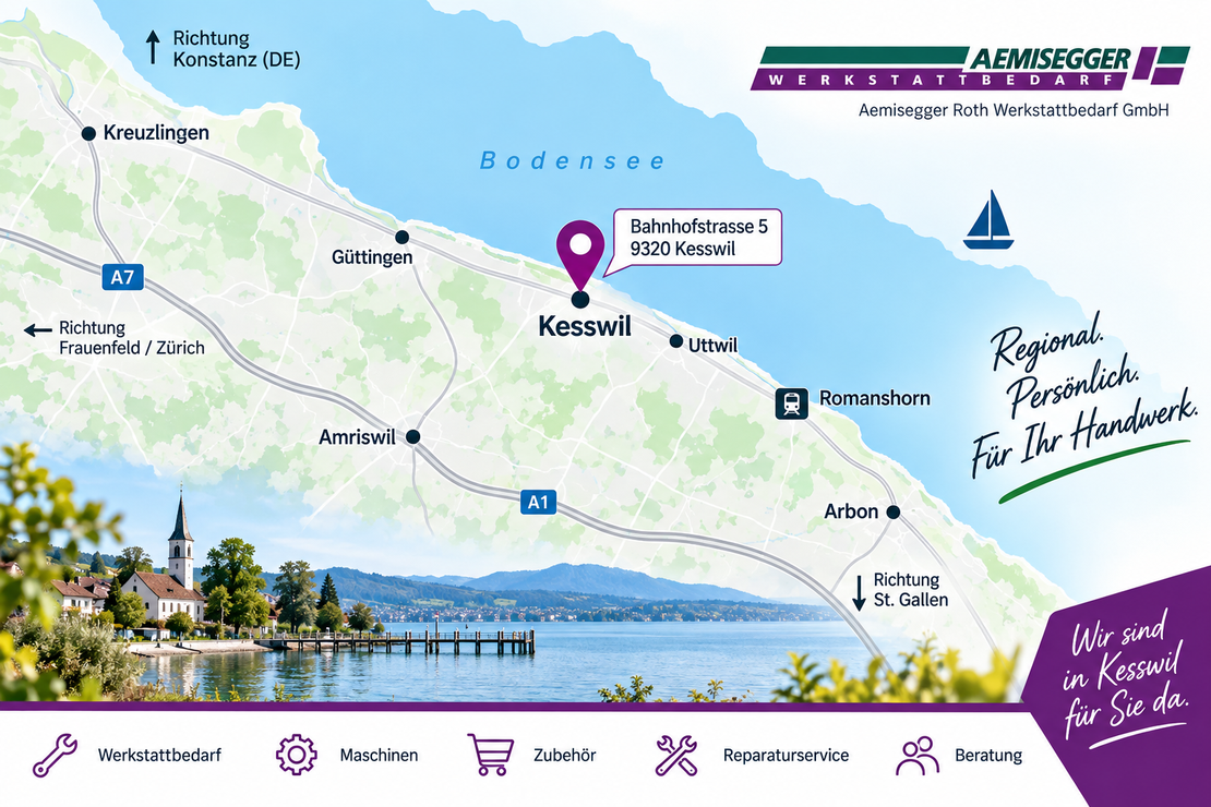 Aussenansicht eines regionalen Fachgeschäfts